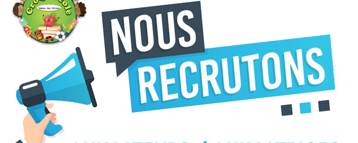 Nous recrutons animateurs