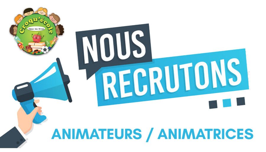 Nous recrutons animateurs
