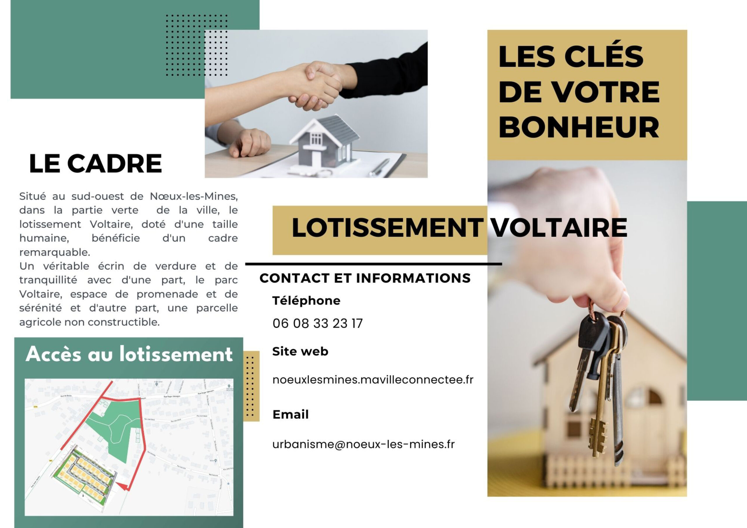 visuel du lotissement Voltaire, contact