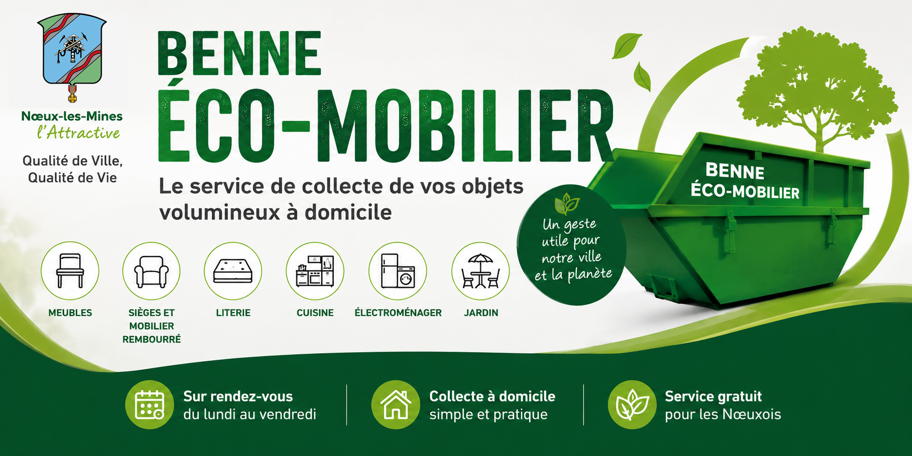 Benne éco-mobilier