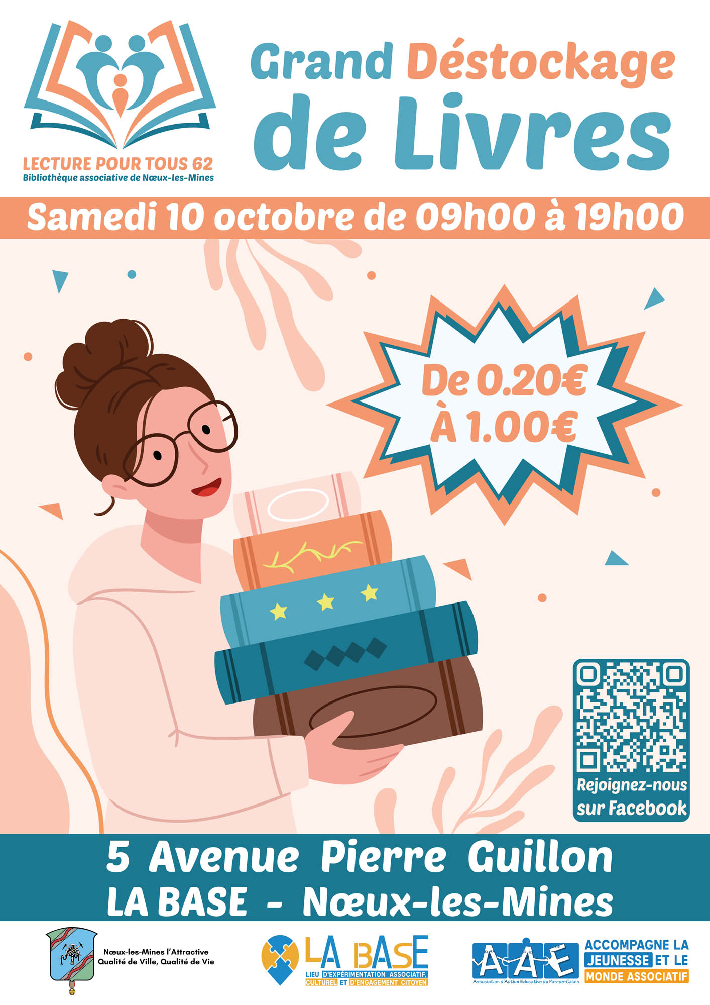 Grand déstockage de livres